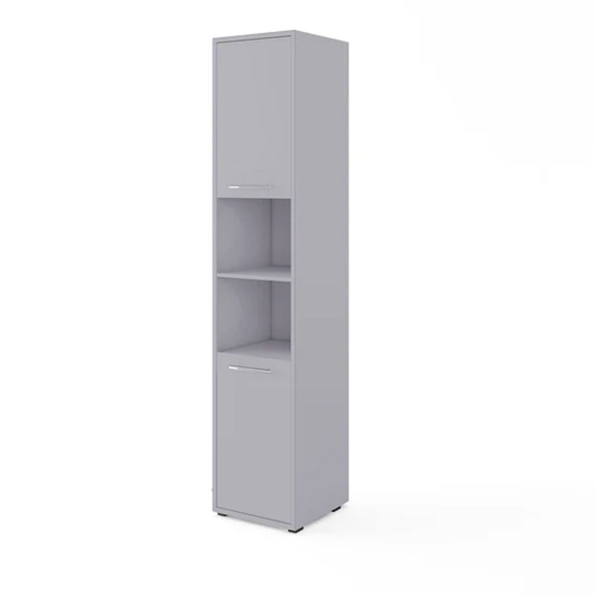 Tall Storage Cabinet for ArtNest Vertical Wall Bed Concept - Matt Grey - Art Nest