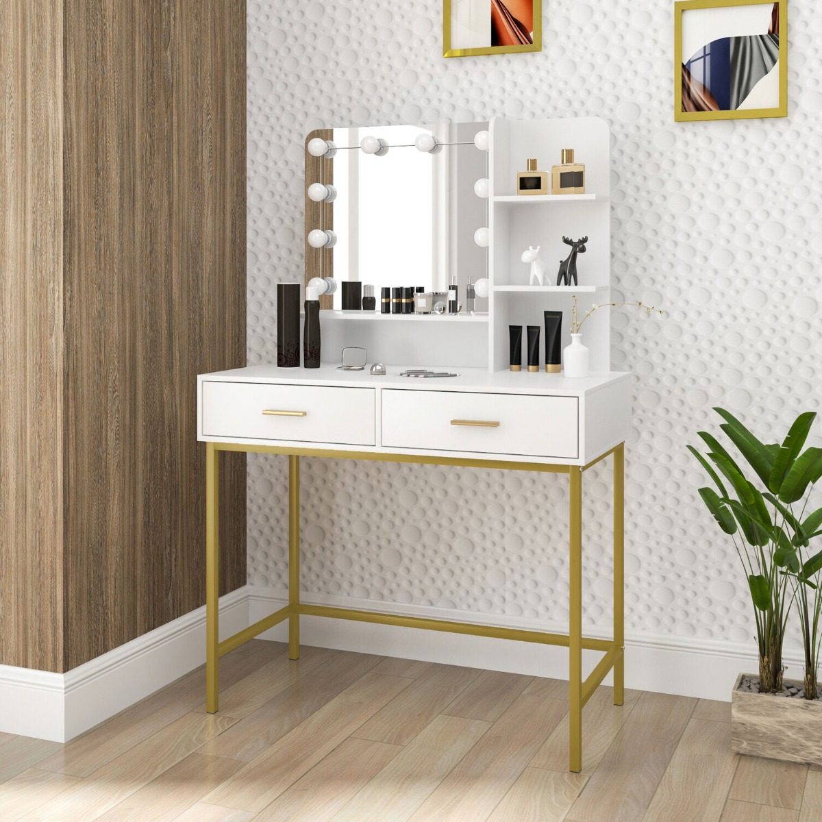 Dressing Table - TARTU Dresser White 53cm - Bedroom & More