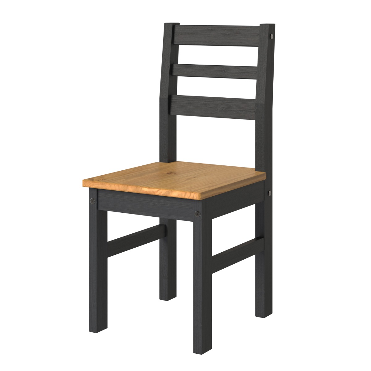 Set of 2 Linea Ladder Back Dining Chair - Black - Colton & Sawyer