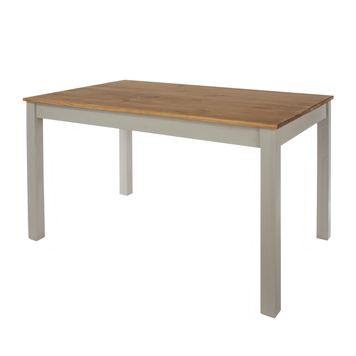 Simple Design Linea Wooden Rectangular Large Dining Table - Grey - Colton & Sawyer