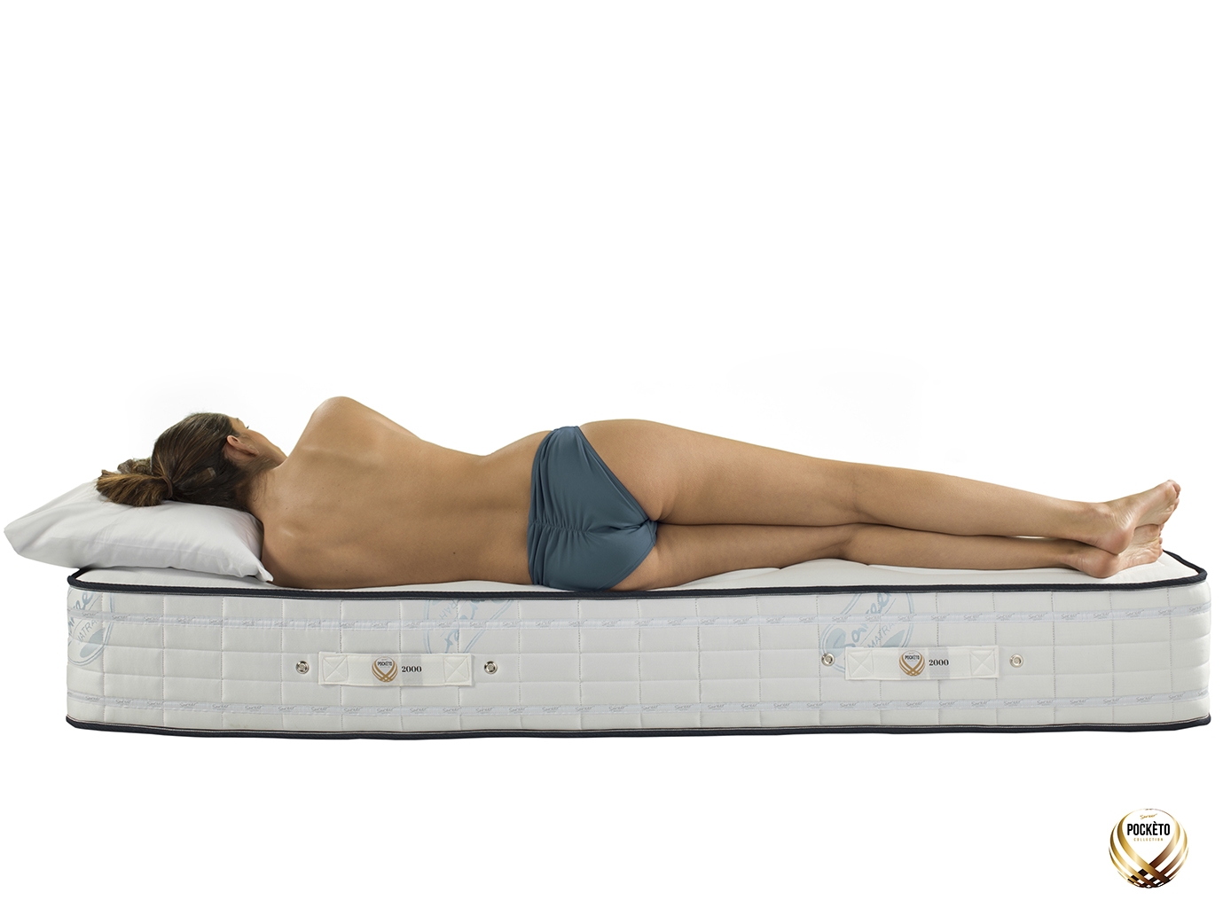 Sareer 2000 Pocket Cool Blue Memory Mattress - Kingsize 5ft - Kaitlyn & Co Industries