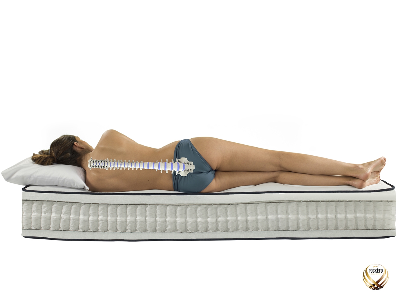Sareer 2000 Pocket Memory Foam Mattress - Double 4ft6 - Kaitlyn & Co Industries