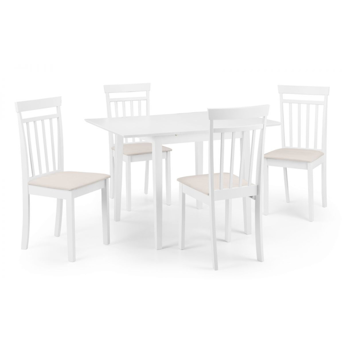 Rufford Extending Dining Table - White - JB Collections