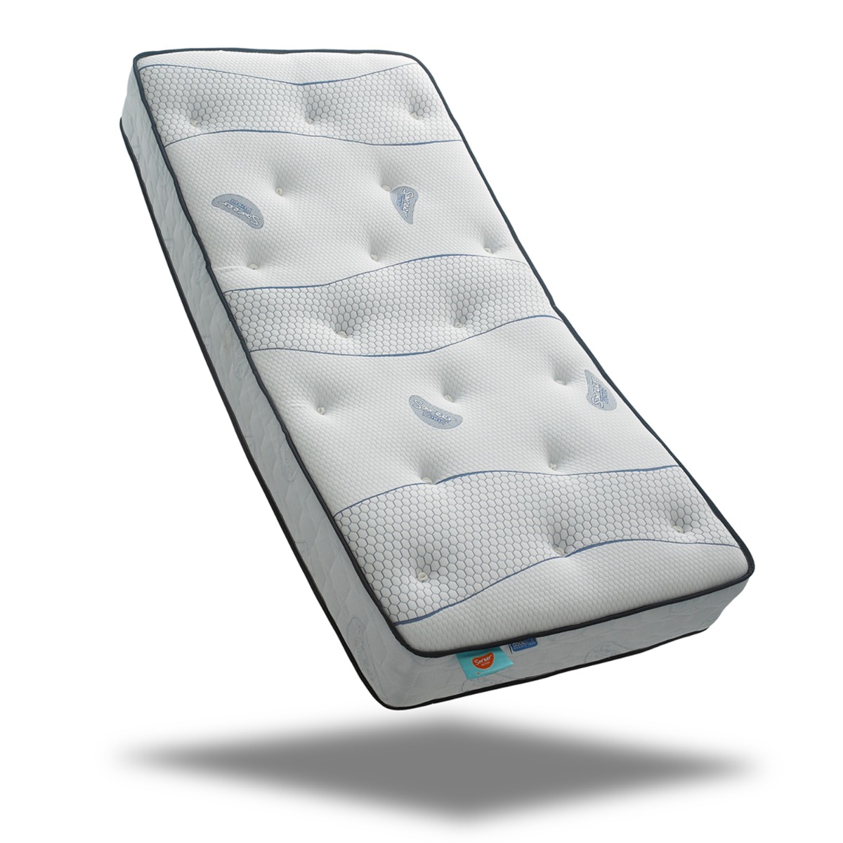 Sareer Cool Blue Memory Coil Mattress - Super Kingsize 6ft - Kaitlyn & Co Industries