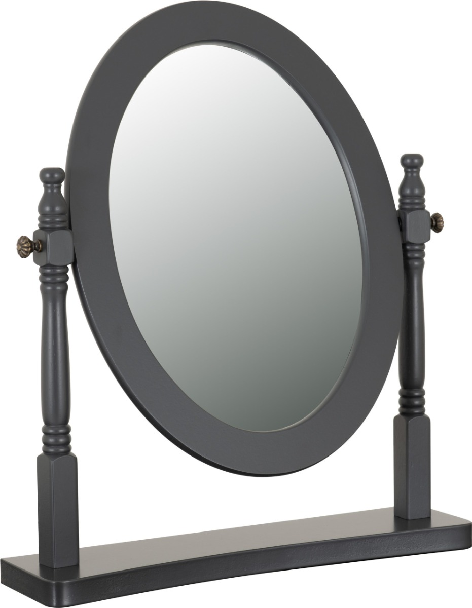 Contessa Dressing Table Mirror - Grey - Budget Deals