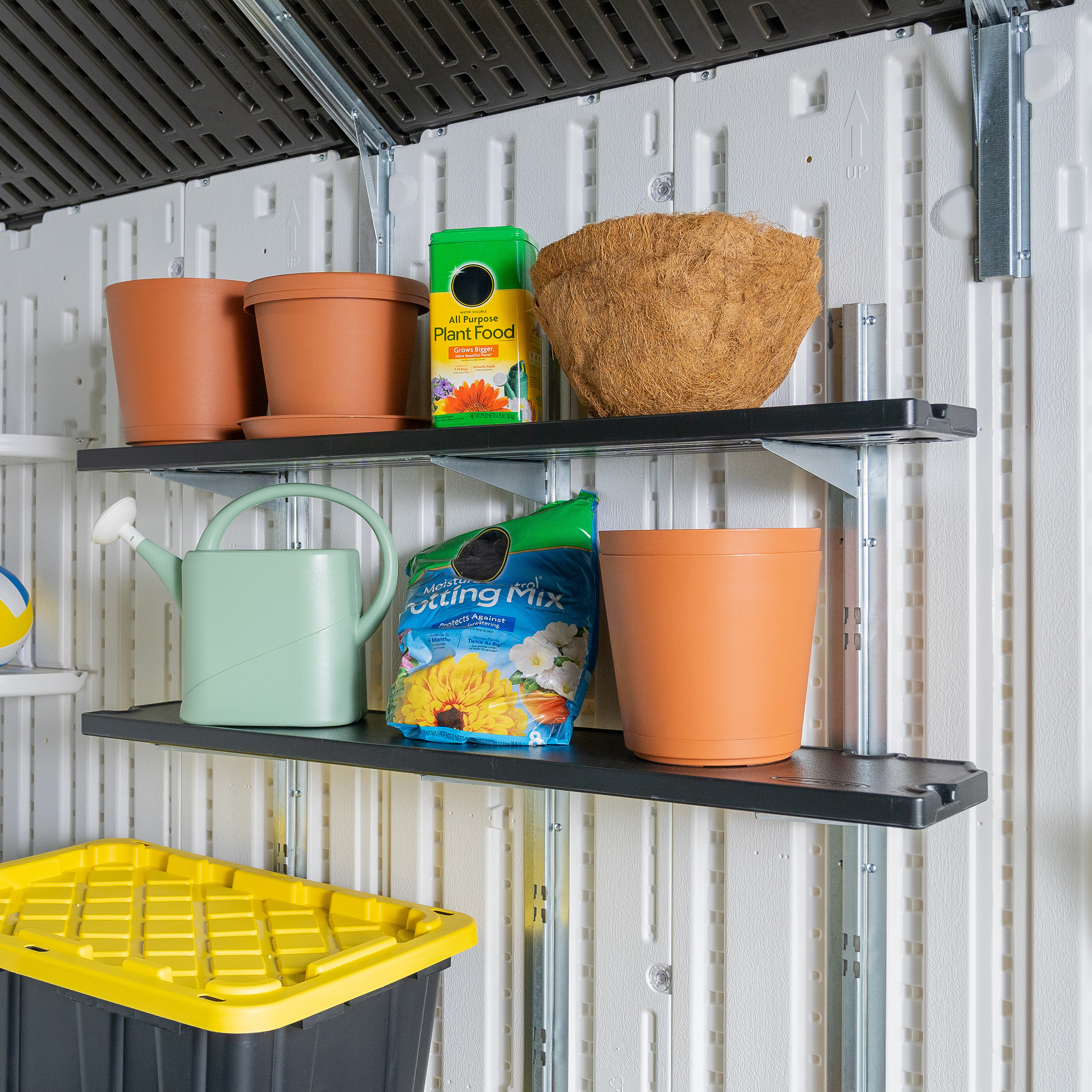 LORNVALE Wall Shelves Kit Set of 2 - Black - Etta Gardens