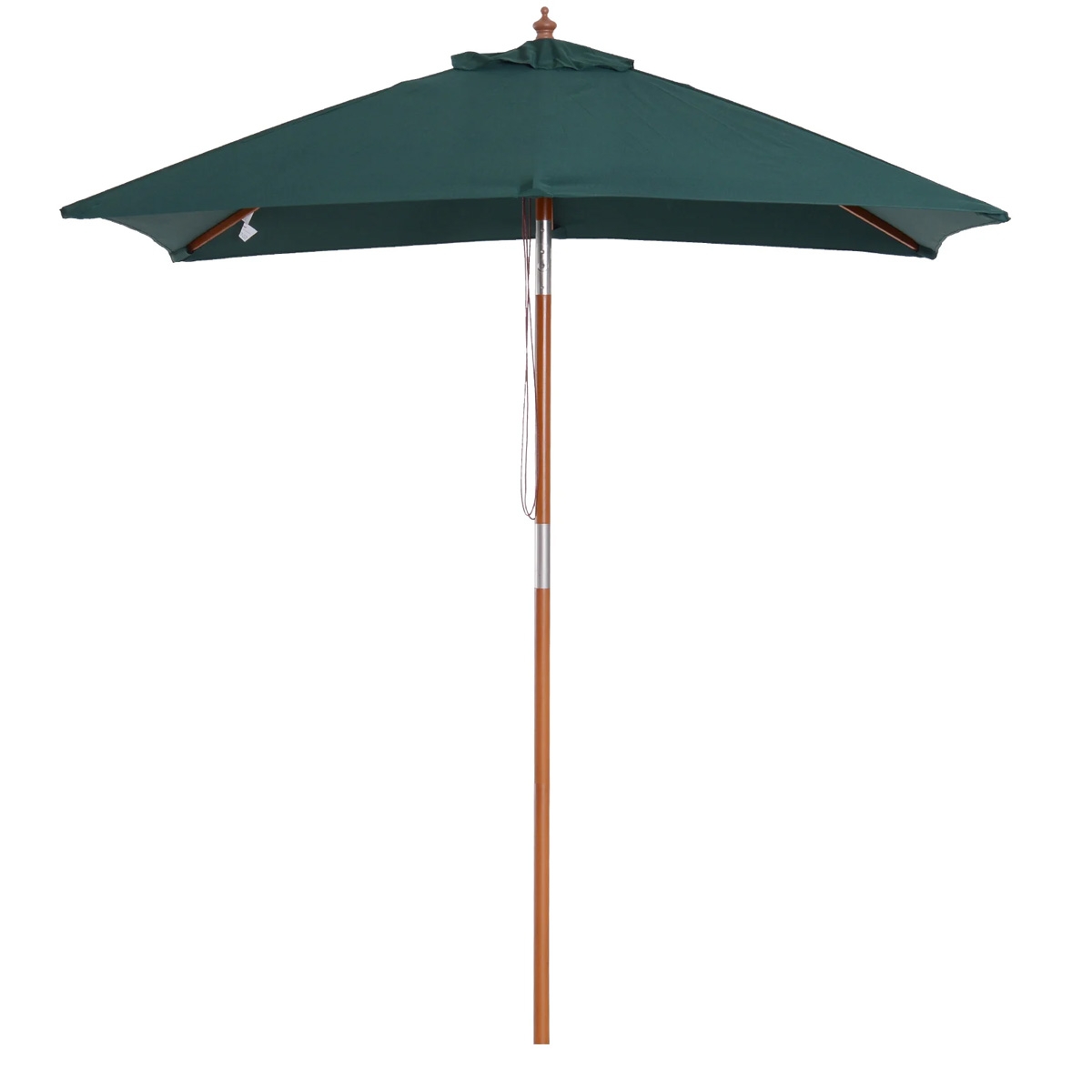 2m Elegant Parasol Sun Shade - Green - The Garden Savant