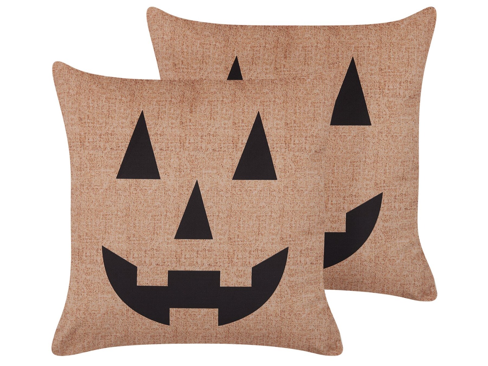 Pumpkin Patch Velvet Cushion Set 45x45cm - Beige - Gemini Interiors