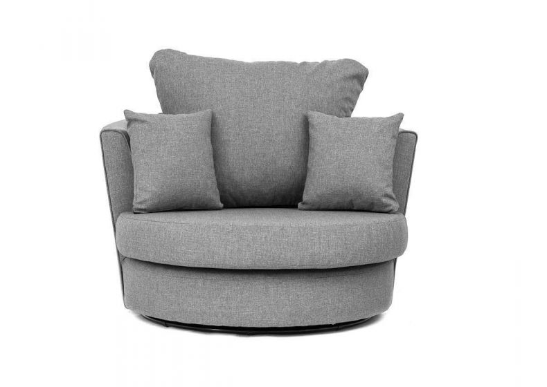 Dorota Fabric Swivel Chair - Interior Masters