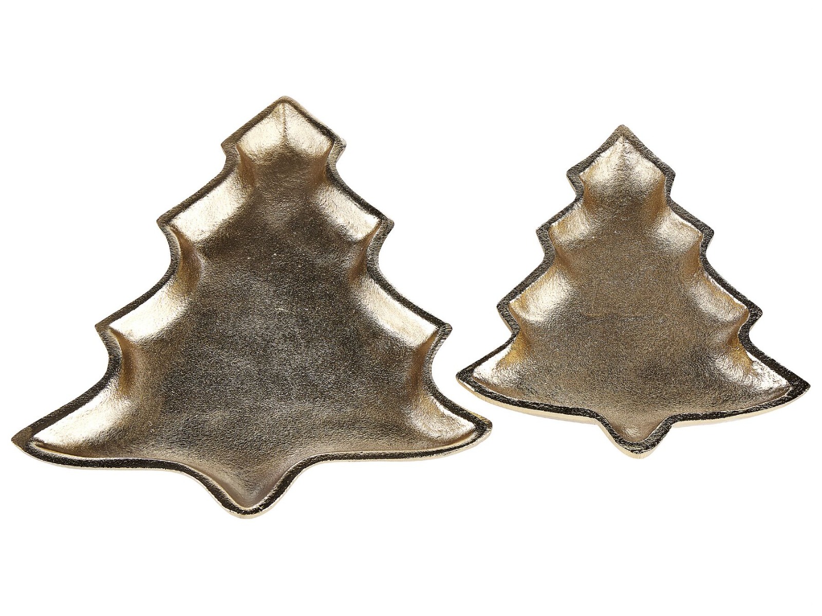 Noel Trinket Dish Set Christmas Tree - Gold - Gemini Interiors