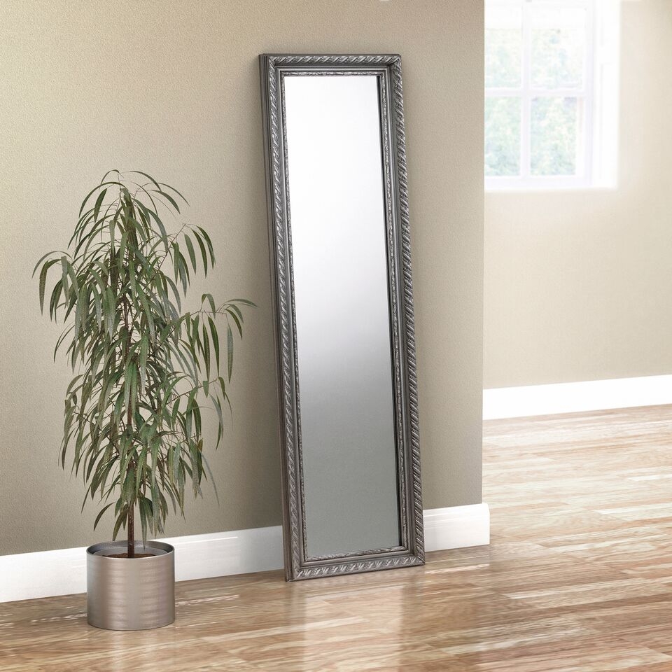 Allegro Pewter Dress Mirror - JB Collections