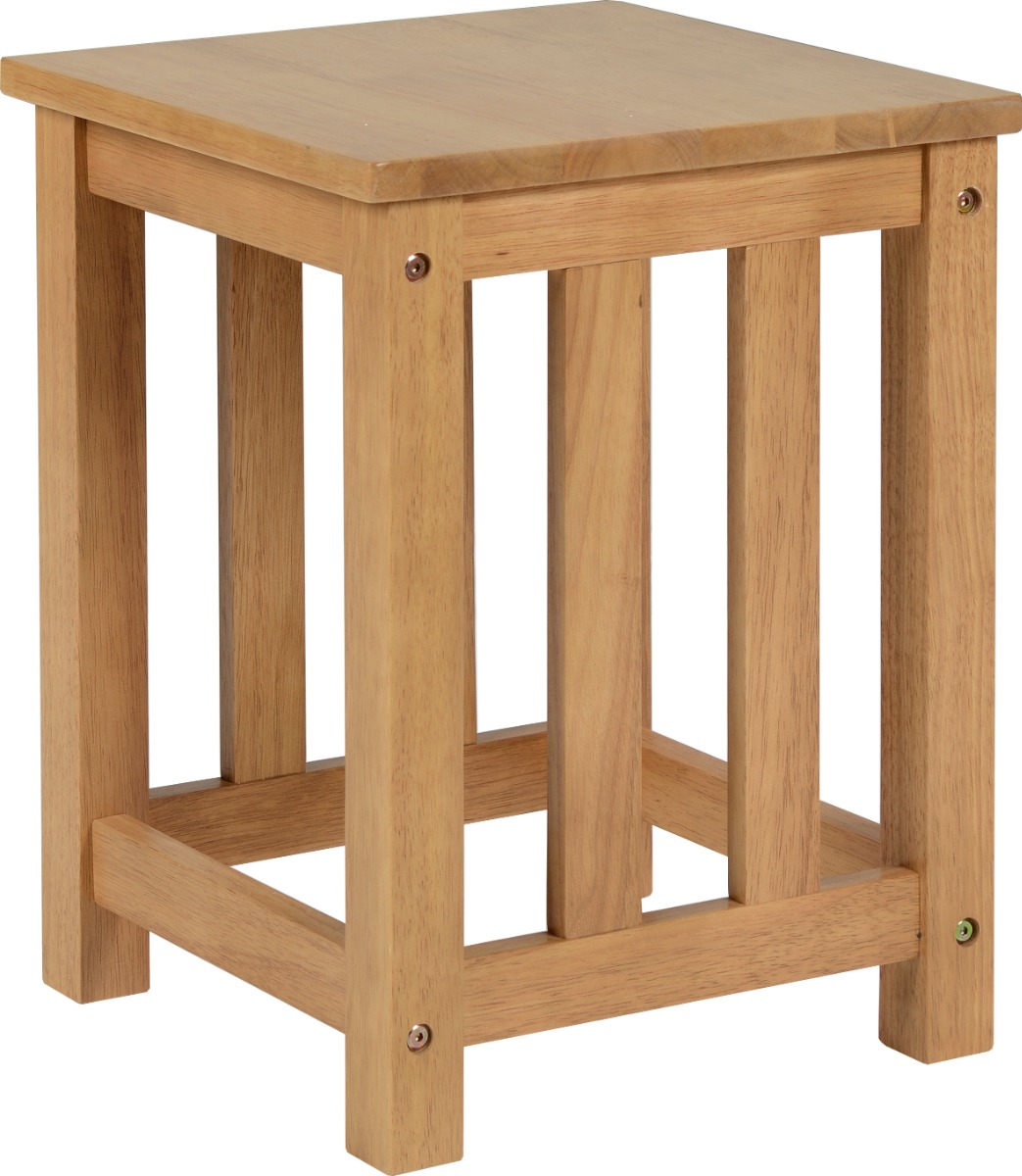 Richmond Stool (1 x Pair) - Oak Varnish - Budget Deals