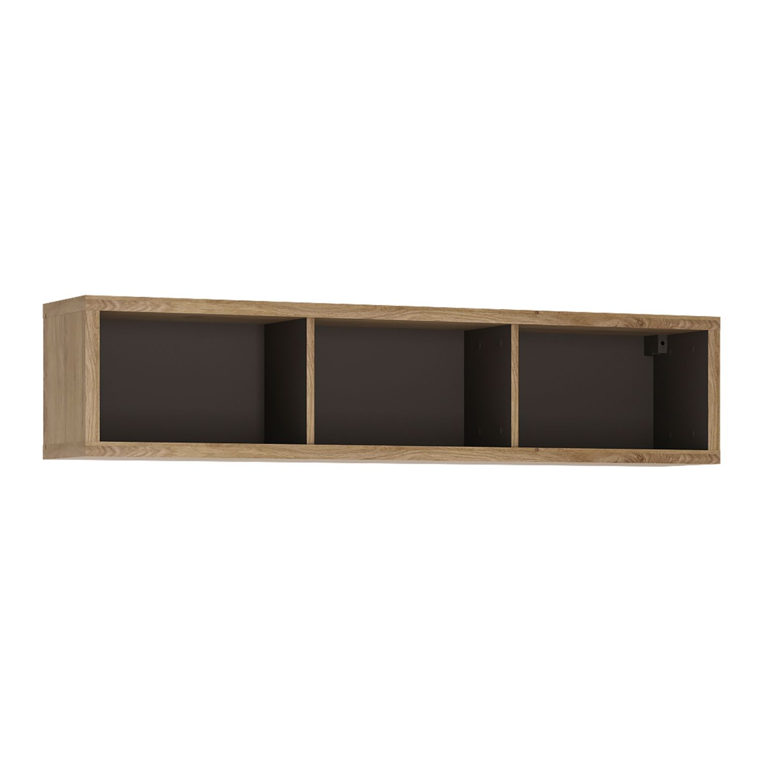 Shetland Wide wall shelf - Shetland Oak Finish - Rosalind Collection