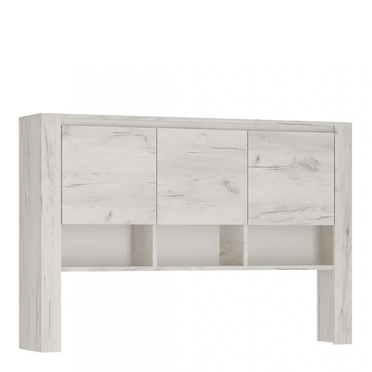 Angel Top Unit for Desk - White Craft Oak - Rosalind Collection