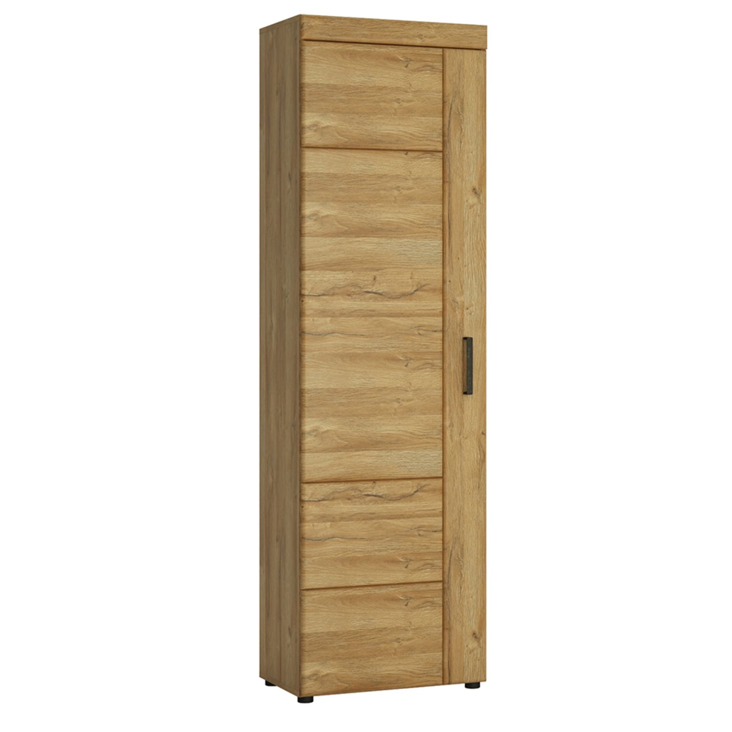 Cortina Tall cupboard (LH) - Grandson Oak - Rosalind Collection