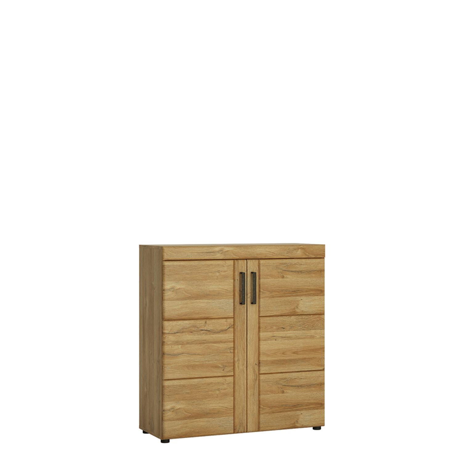 Cortina 2 door shoe cabinet - Grandson Oak - Rosalind Collection