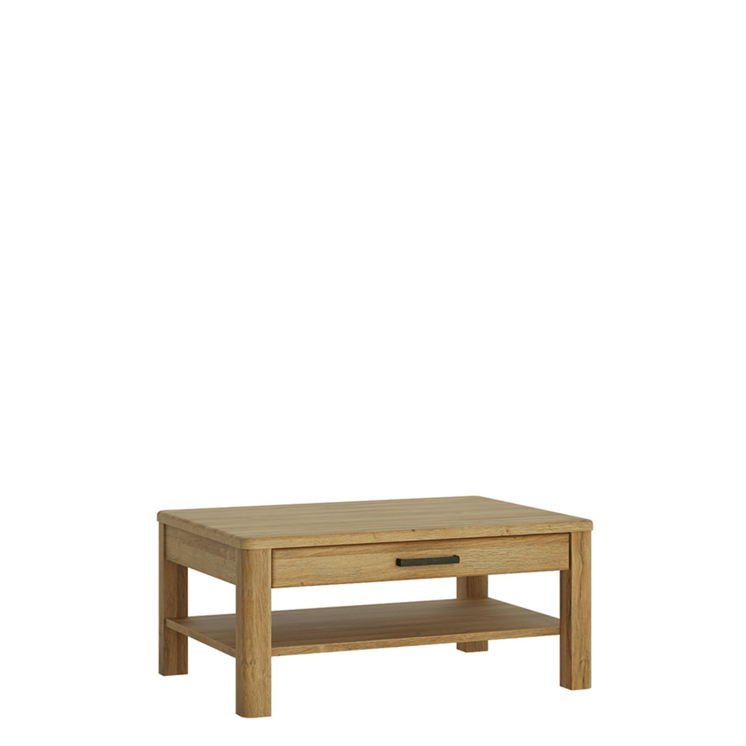 Cortina 1 drawer coffee table - Grandson Oak - Rosalind Collection