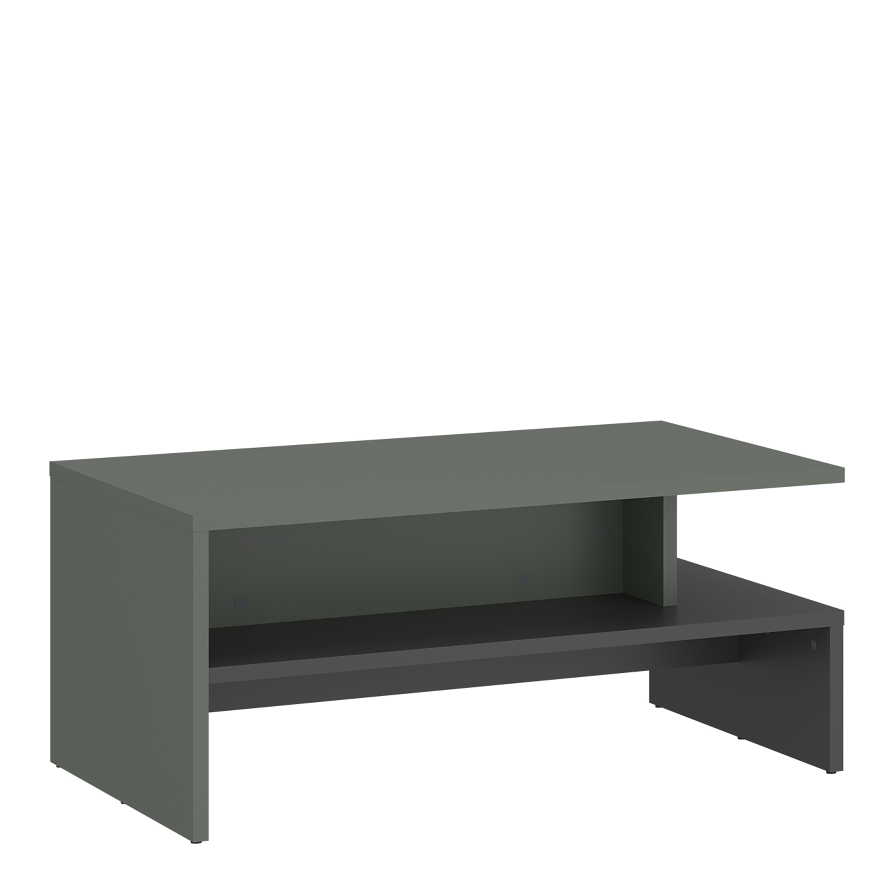 Coffee Table - ARUNDEL Coffee Table Green and Grey 100cm - Rosalind Collection