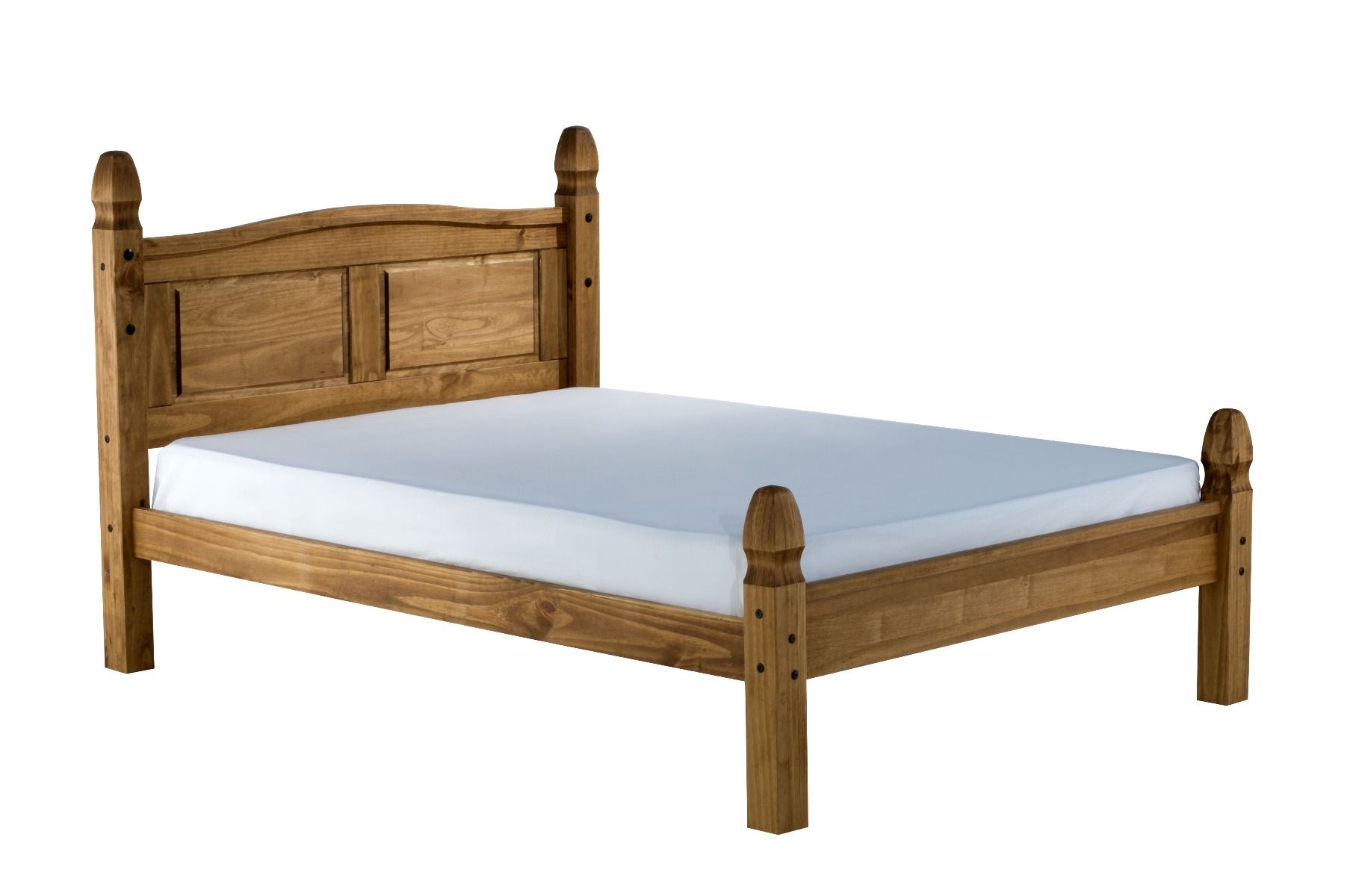 Birlea Corona Low End Waxed Pine Bed Frame - Kingsize 5ft - Birlea Essentials