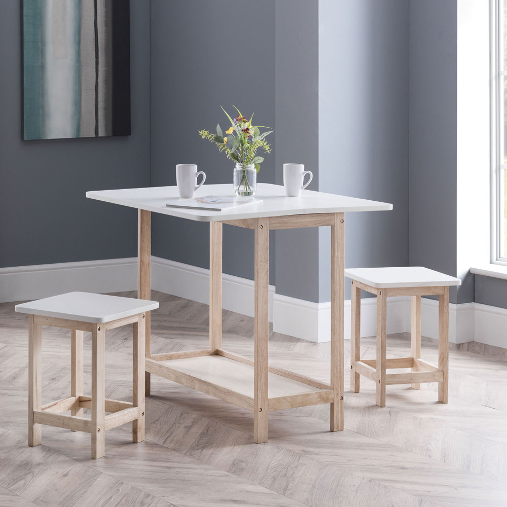 Bergen Bar Wooden Dining Table Set - Natural Wood - JB Collections