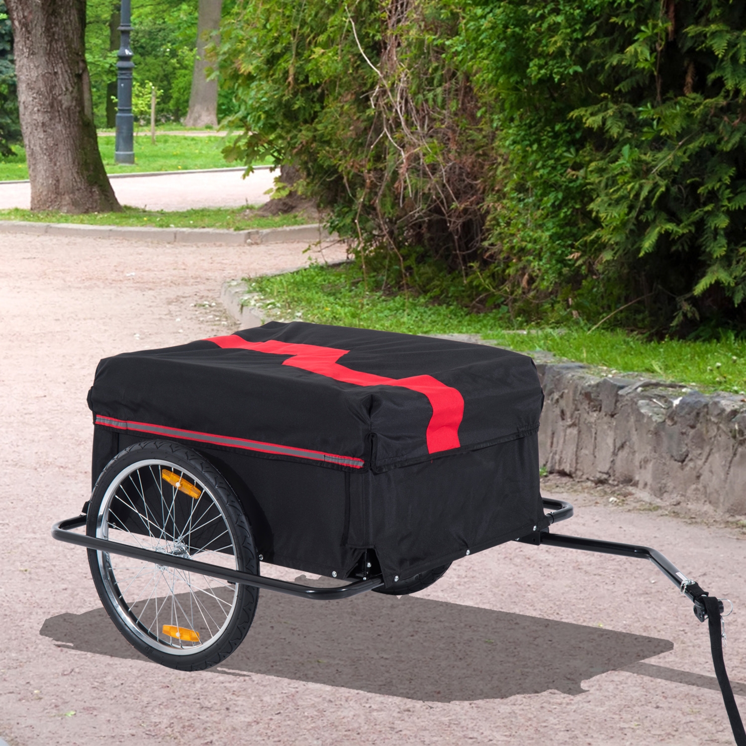 Folding Bike Carrier with Removable Cover & Hitch - Home Deals