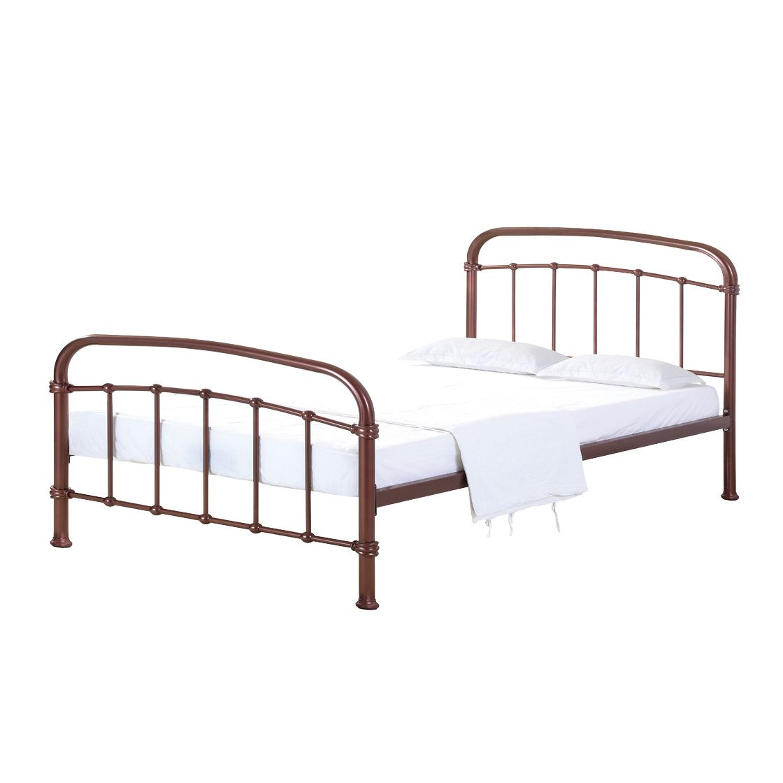 Halston Copper Metal Bed Frame - Kingsize 5ft - Leeds Plywood