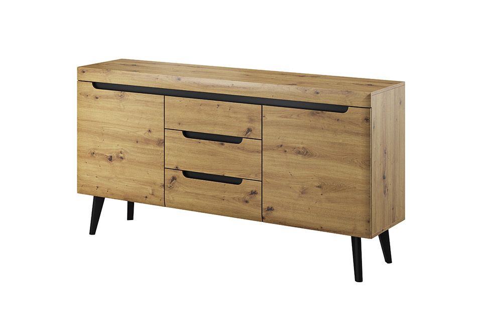 Halifax Sideboard 160cm - Oak - Moonlight Interiors