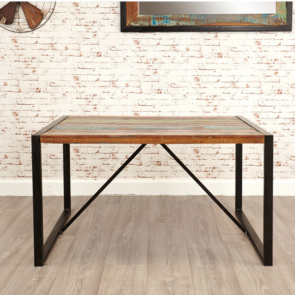 Laura Urban Edge Small Dining Table - Natural Wood - Vantage Point