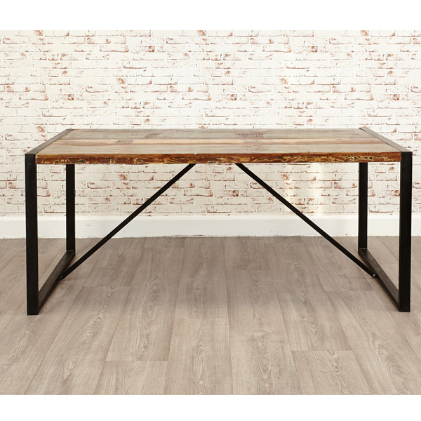 Laura Urban Edge Large Dining Table - Natural Wood - Vantage Point