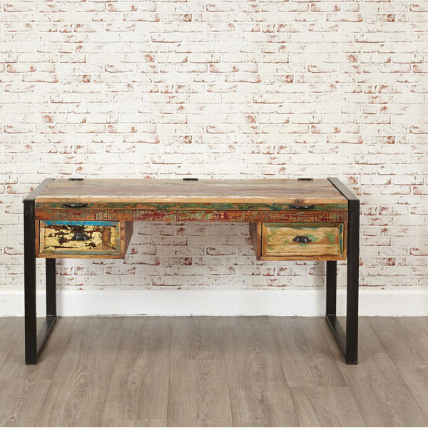 Laura Urban Edge Laptop Desk with Lift Up Storage - Natural Wood - Vantage Point