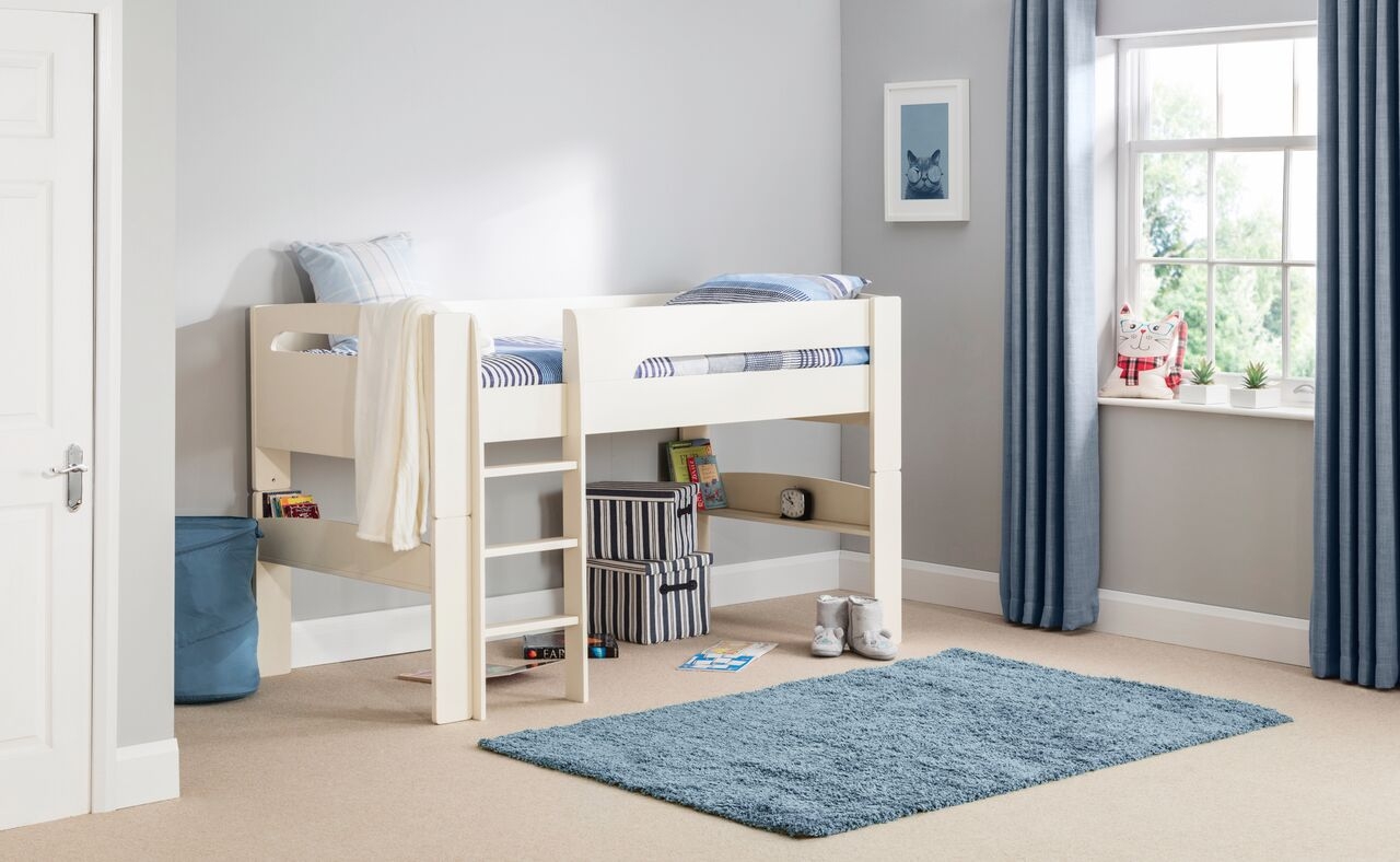 Pluto Stone White Midsleeper - JB Collections