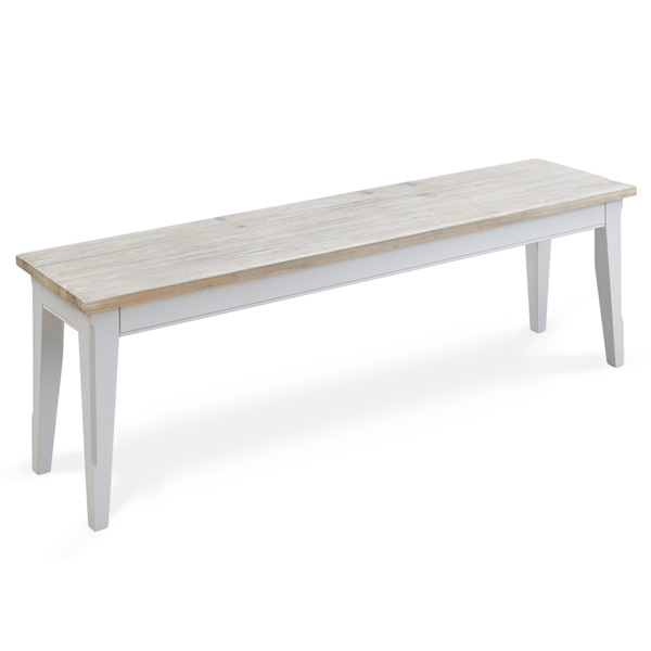 Ransley 130cm Dining Bench - Grey - Vantage Point