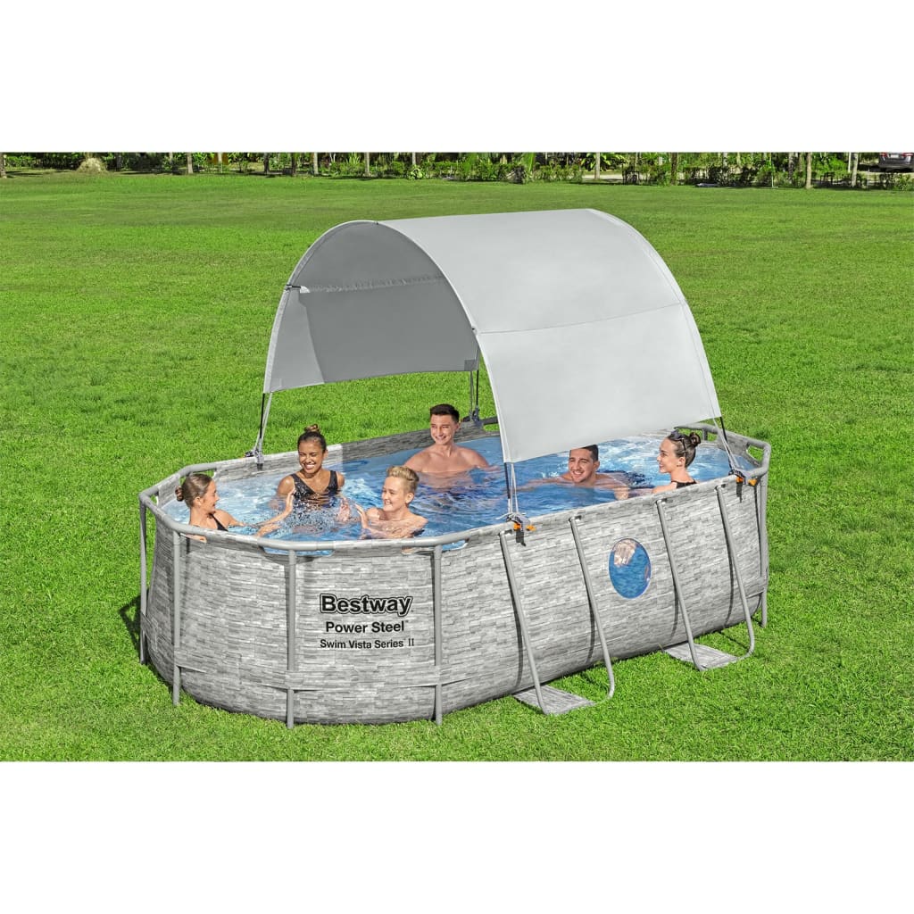Bestway Above Ground Pool Canopy White - Tyrell & Tyrell