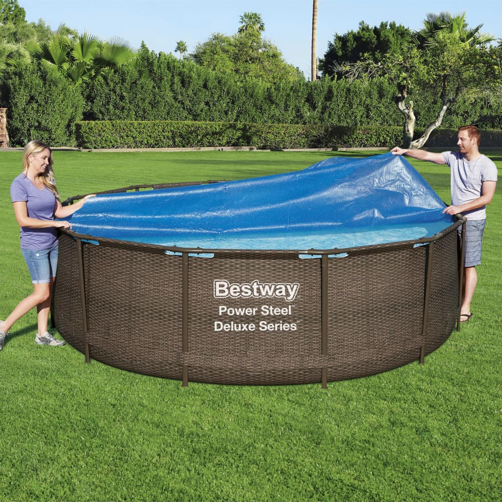 Bestway Solar Pool Cover Flowclear 356 cm - R and M Furniture