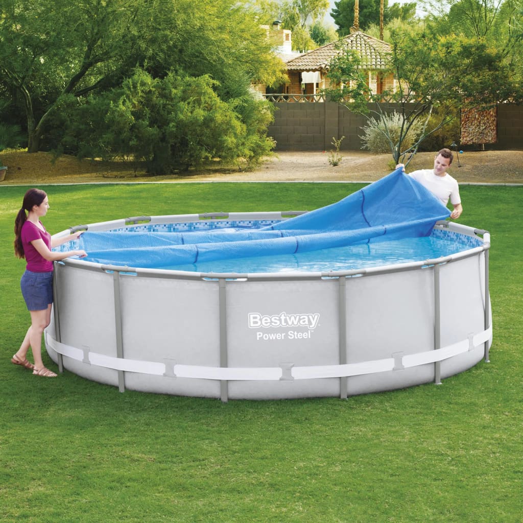 Bestway Solar Pool Cover Flowclear 427 cm - Design Hut