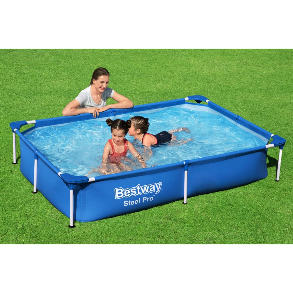 Bestway Steel Pro Swimming Pool 221x150x43 cm - Tyrell & Tyrell