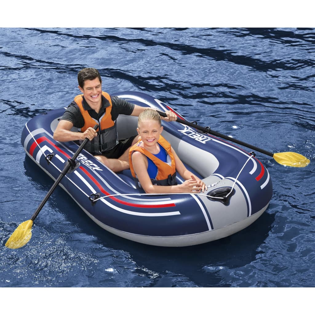 Bestway Hydro-Force Inflatable Boat with Pump and Oars Blue - The Home Maker