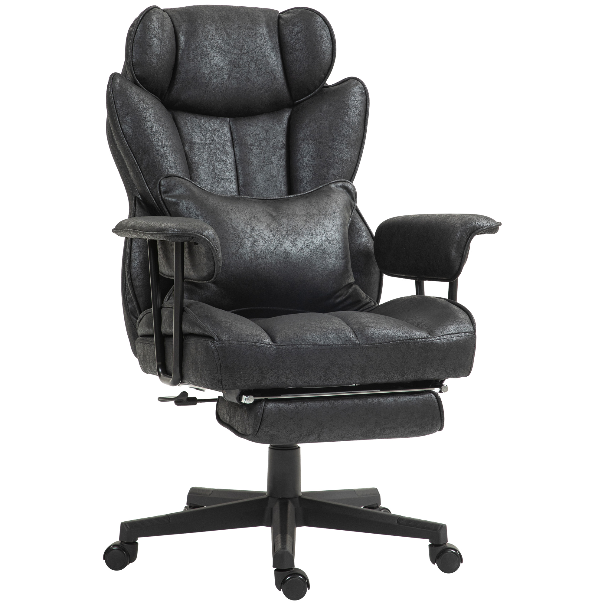 HERON Executive Office Chair Ergonomic Desk Chair Black - Life Essentials