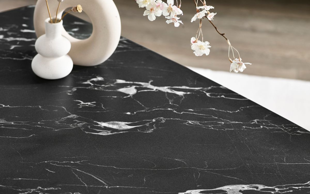 Olympus Coffee Table - Black Marble - JB Collections