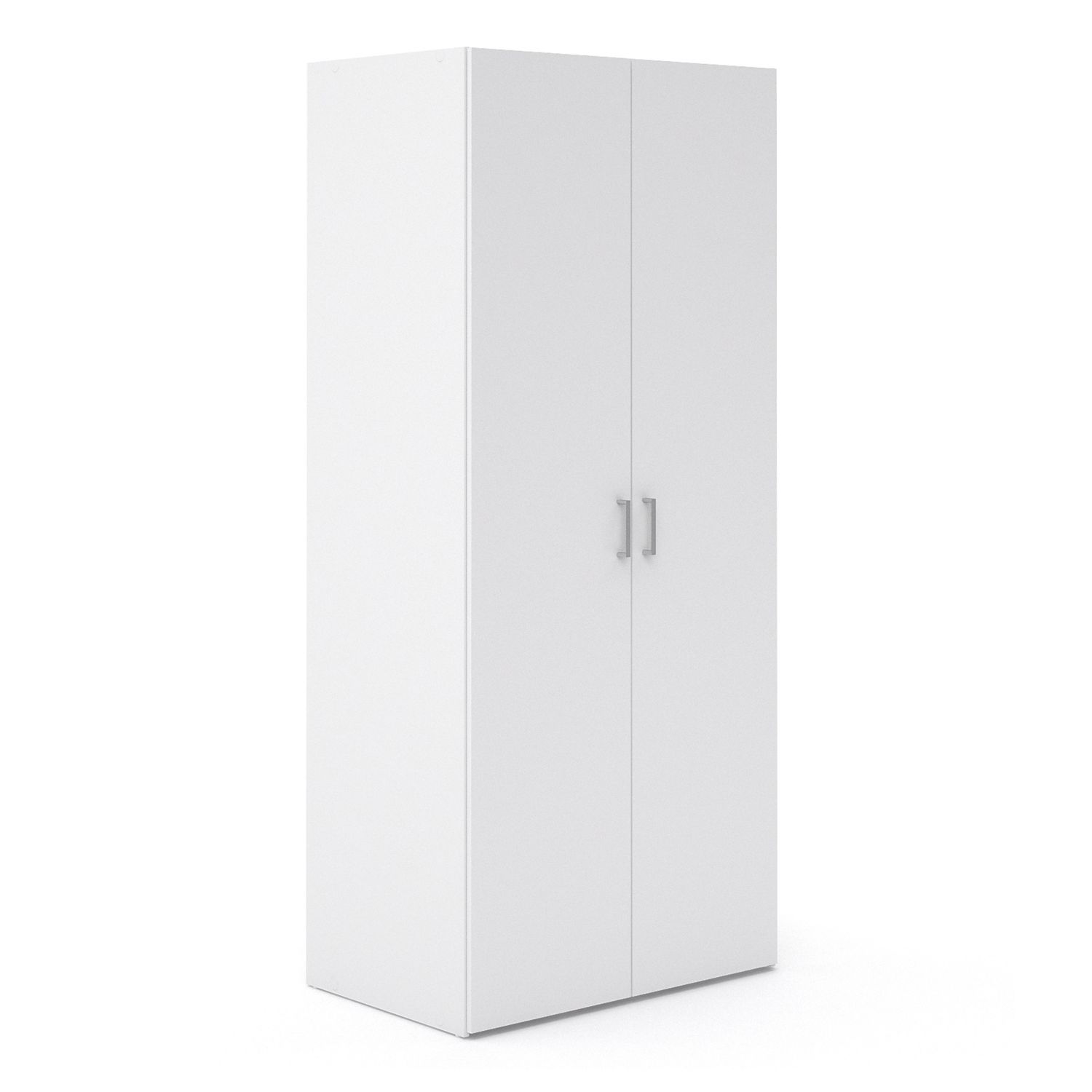 SUFFOLK 2 Door Kids Wardrobe White - 77.6cm - Rosalind Collection