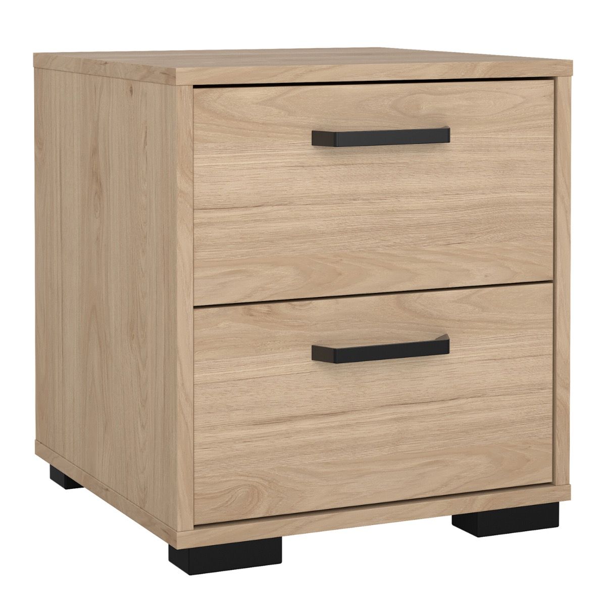 SOFI 2 Drawer Bedside Table - Light Oak - Rosalind Collection