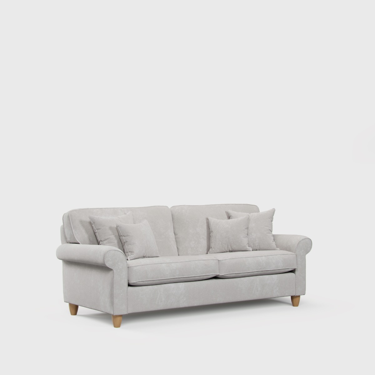 4 Seater Sofa - COASTAL Fabric - Pearl - Edgbaston Living