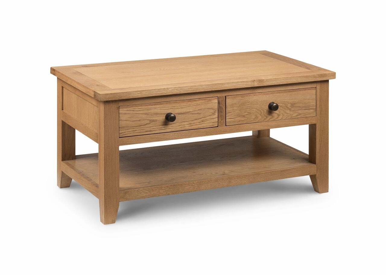 Astoria Oak 2-Drawer Coffee Table - JB Collections