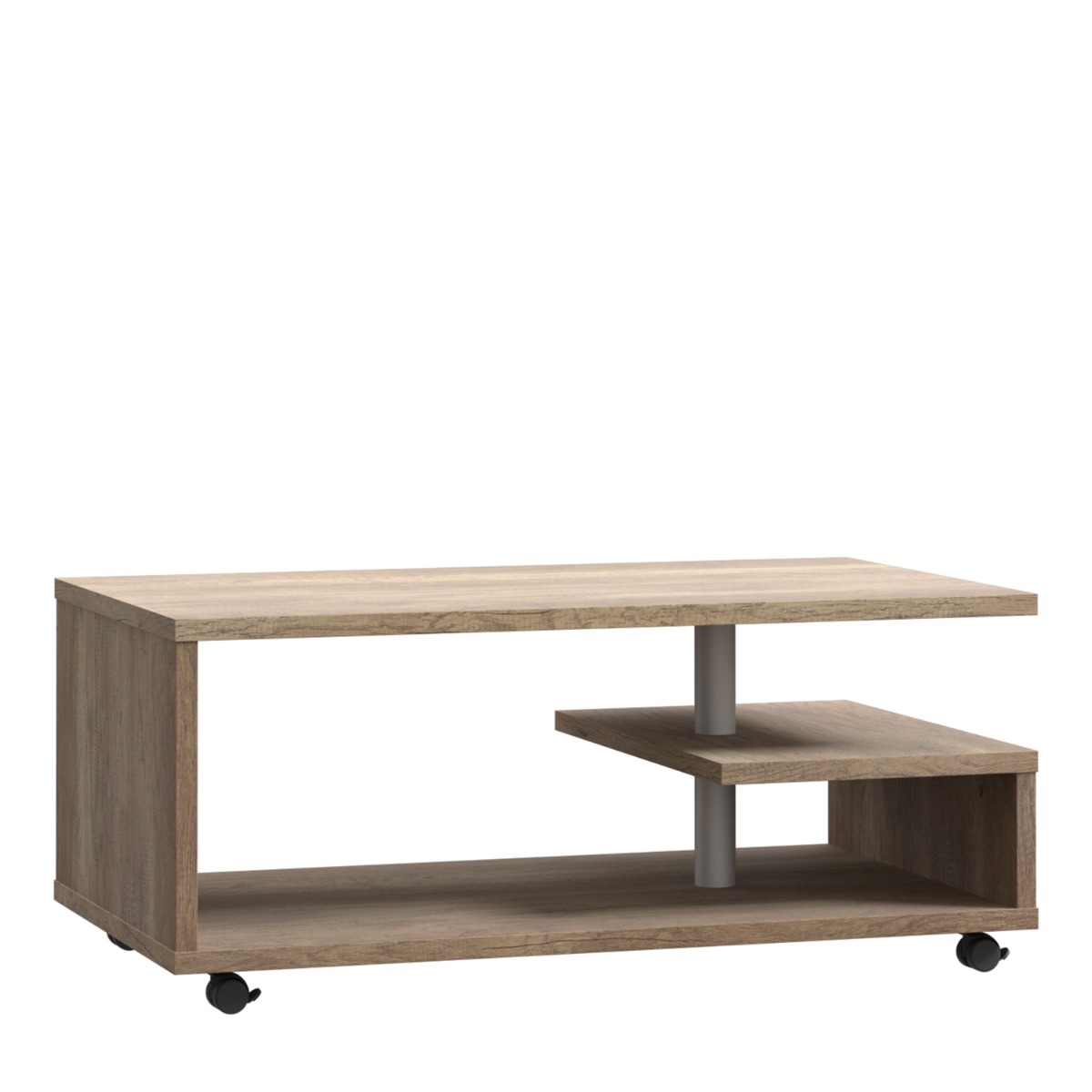 Spencer G Shape Design Coffee Table - Antique Oak - Rosalind Collection