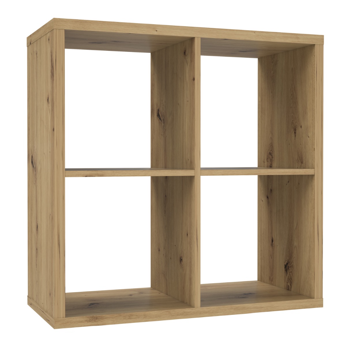 Phillips Square Shaped 4 Cube Storage Unit - Artisan Oak - Rosalind Collection