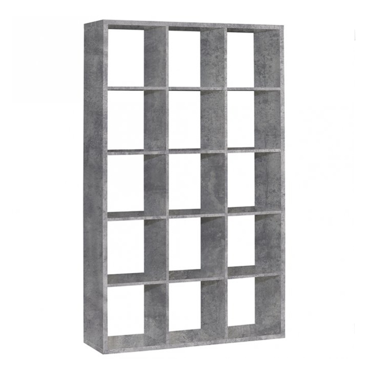 Phillips 15 Cube Open Storage Unit - Concrete Grey - Rosalind Collection