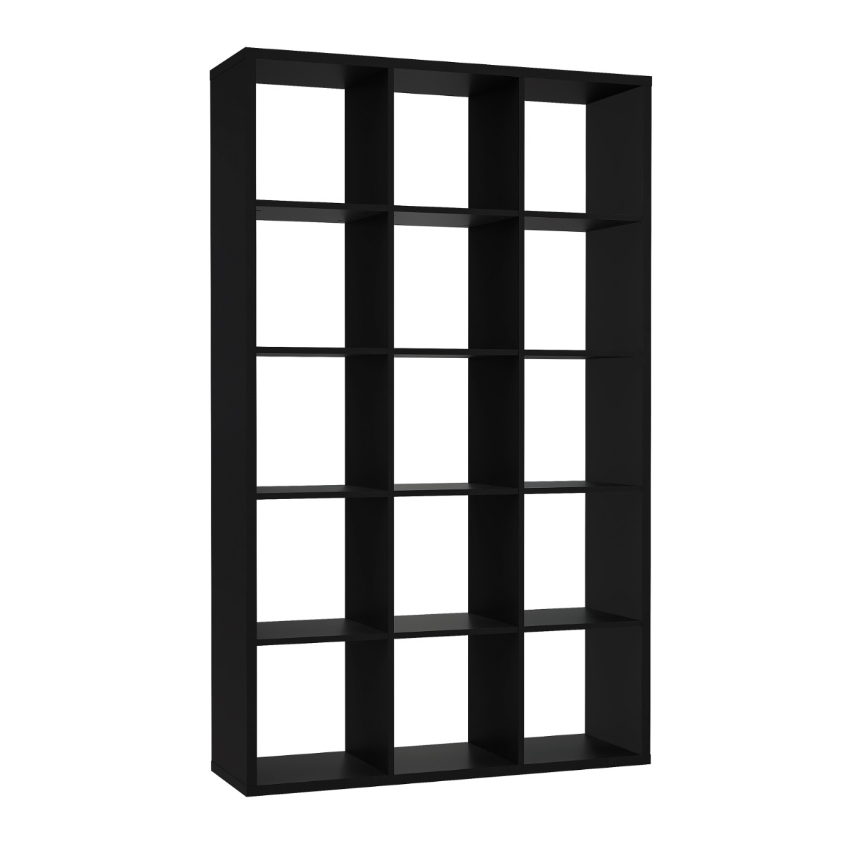 Phillips 15 Cube Open Storage Unit - Matt Black - Rosalind Collection