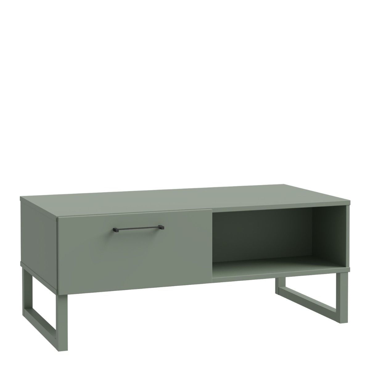 SULI 1 Drawer Coffee Table in Sage Green - Rosalind Collection