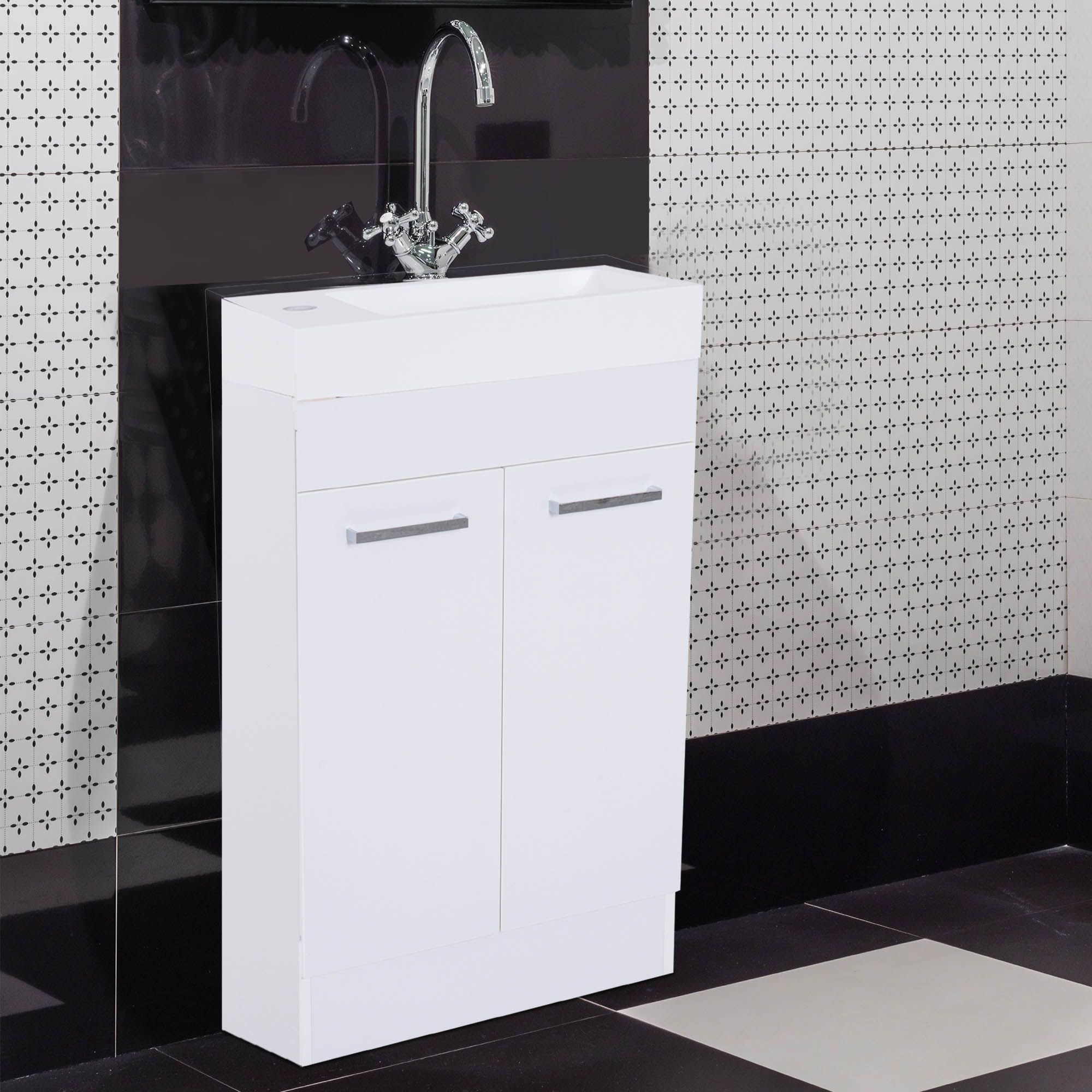 2-Door Under Sink Bathroom Vanity Unit - Home Deals