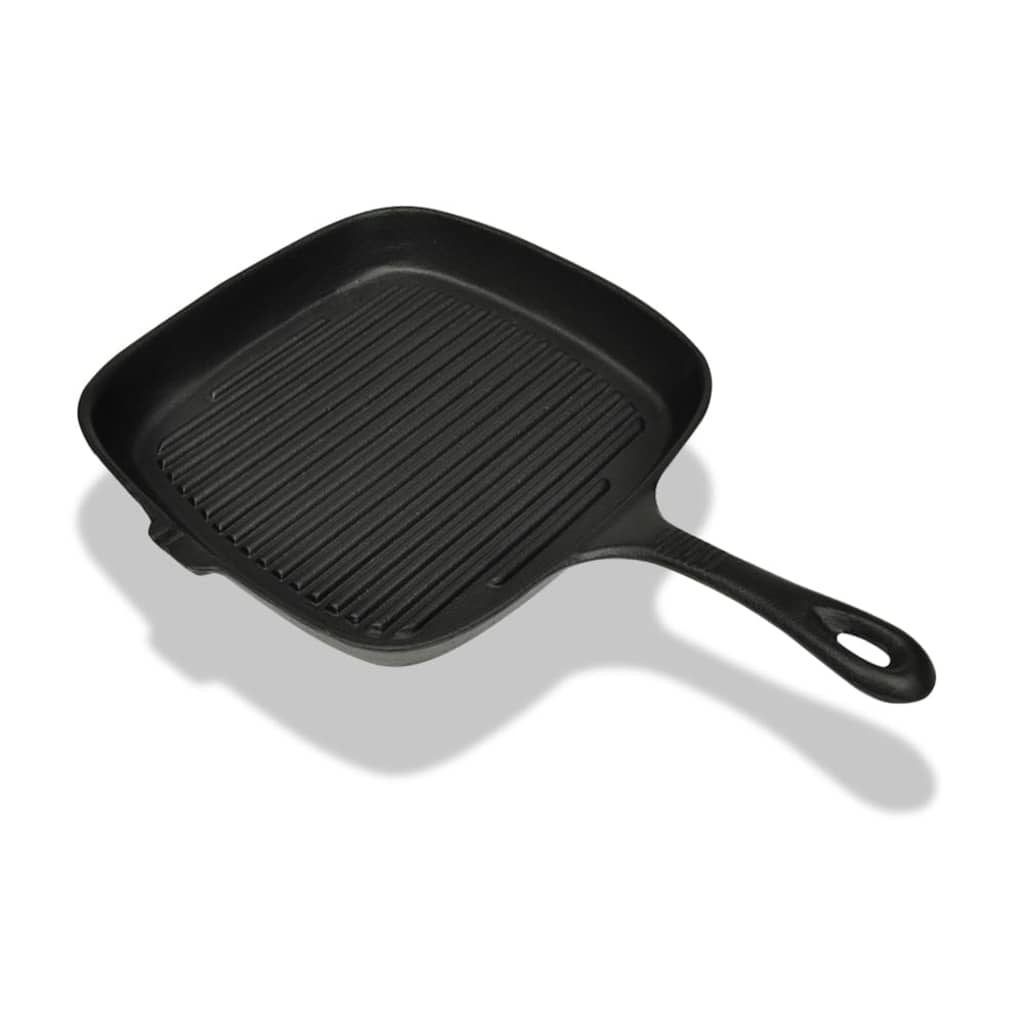 Grill Pan Cast Iron 24x23 cm - Merkel Designers